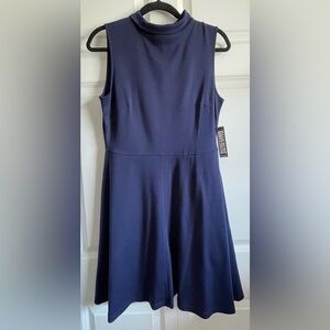 New York & Co navy blue dress, size medium, NWT.